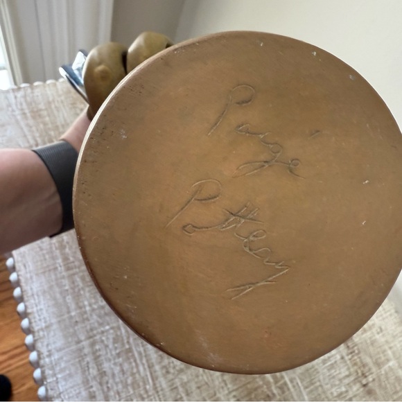 Paige Studio Pottery - Blue and Brown Pitcher - Picture 6 of 9